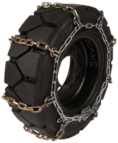 tire chains for cat skid steer|12x16.5 tractor tire chains.